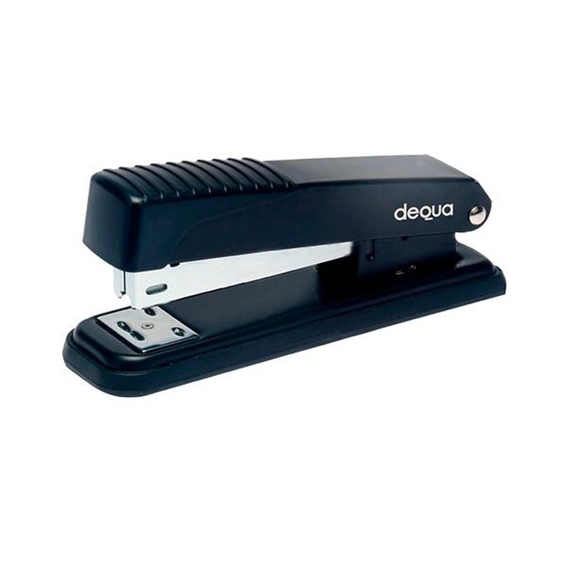 Dequa Grapadora - 20 hojas - Profundidad 60 mm - Color negro