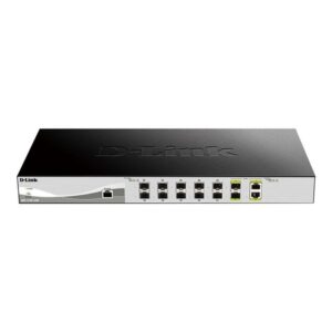 D-Link DXS-1210-12SC/E switch Gestionado L2 10G Ethernet (100/1000/10000) 1U Negro, Plata