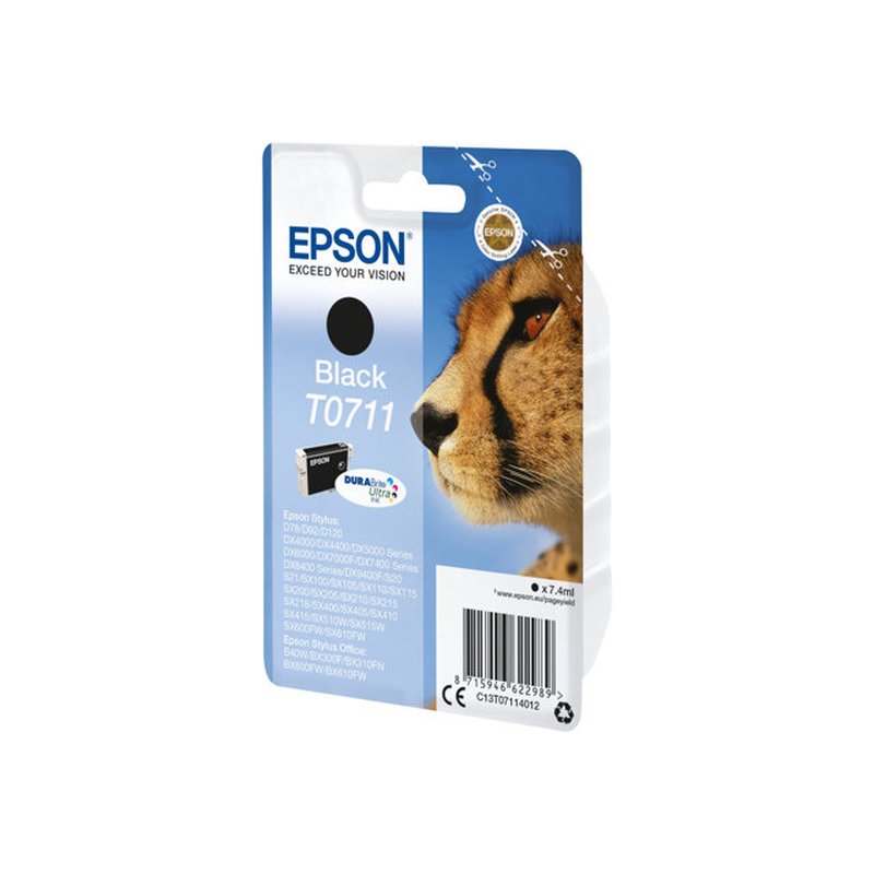 Epson Cheetah Cartucho T0711 negro Epson Cheetah Cartucho T0711 negro
