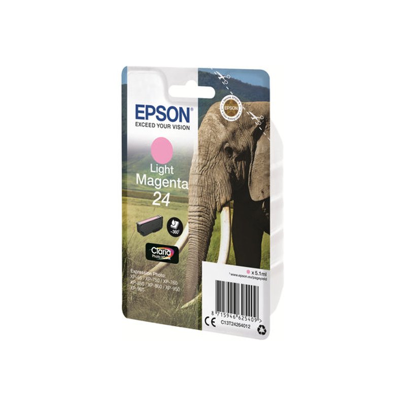 Epson Elephant Cartucho 24 magenta claro Epson Elephant Cartucho 24 magenta claro - Imagen 2