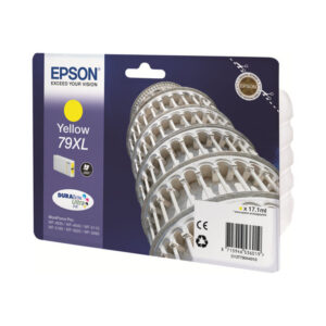 Epson 79XL - 17.1 ml - XL - amarillo - original - cartucho de tinta - para WorkForce Pro WF-4630DWF, WF-4640DTWF, WF-5110DW, WF-5190DW, WF-5620DWF, WF-5690DWF