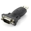 Equip 133382 cambiador de género para cable USB A RS-232 Negro