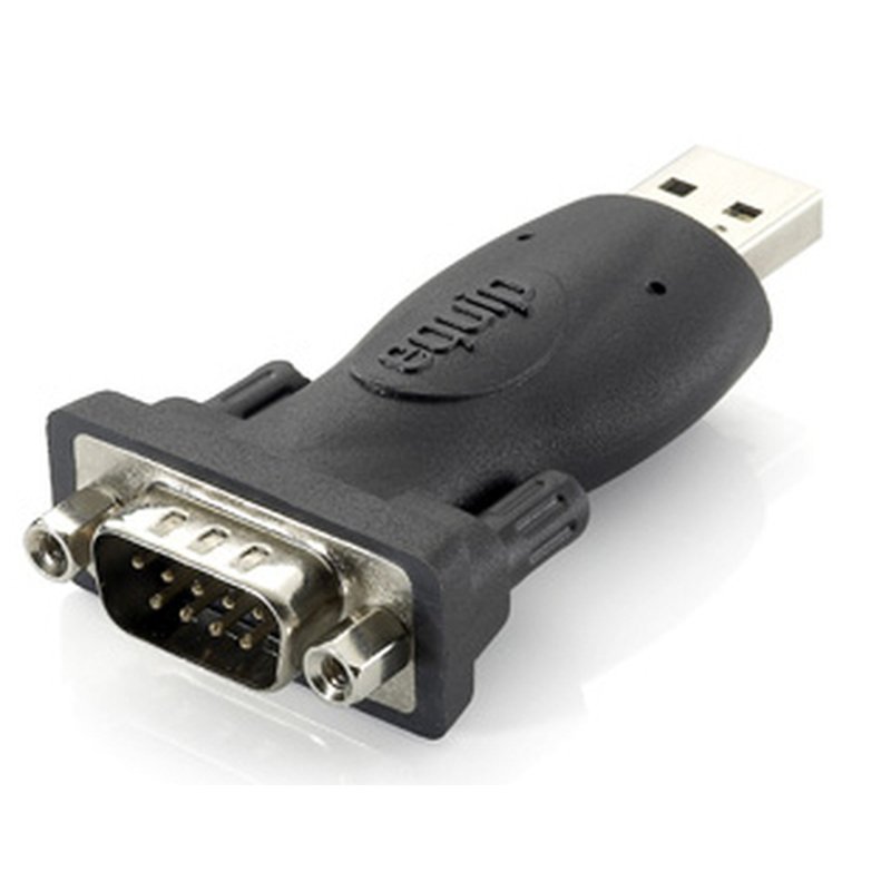 Equip 133382 cambiador de género para cable USB A RS-232 Negro