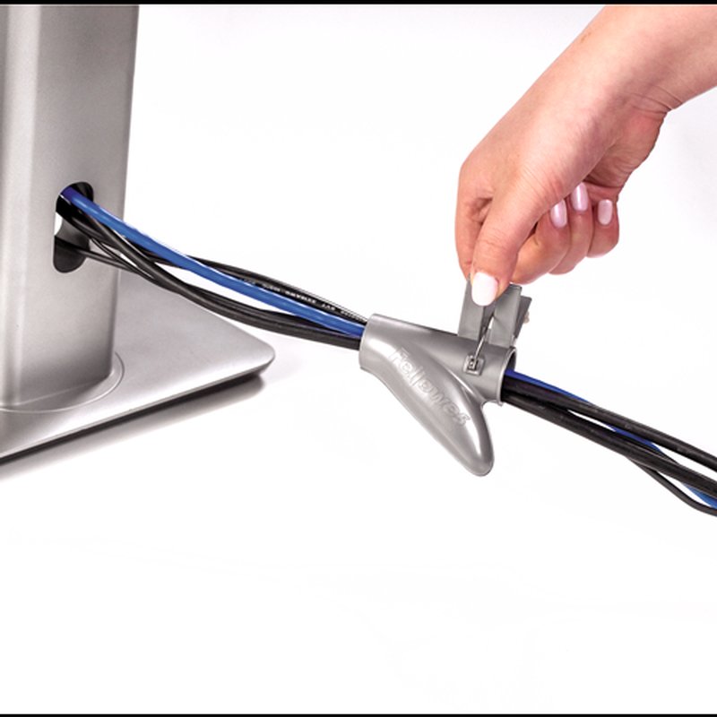 Fellowes CableZip Piso Tubo flexible para protección de cables Plata 1 pieza(s) - Imagen 2