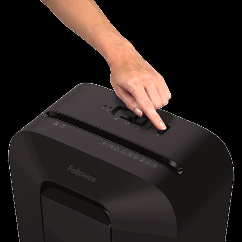 Fellowes Powershred LX45 triturador de papel Corte cruzado Negro - Imagen 3