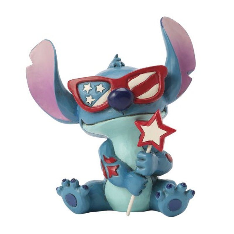 Figura Enesco Diseny Stitch Patriota Figura Enesco Diseny Stitch Patriota