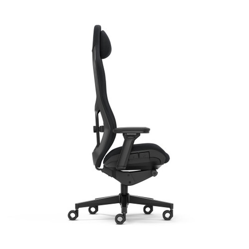 Fractal Design FD-CH-RE1A-01 silla para videojuegos Silla para videojuegos de PC Asiento acolchado Negro - Imagen 3