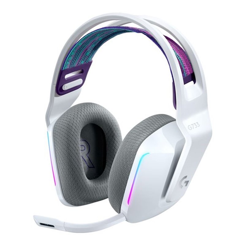 G733 LIGHTSPEED Wireless RGB Headset WHI G733 LIGHTSPEED Wireless RGB Headset WHI