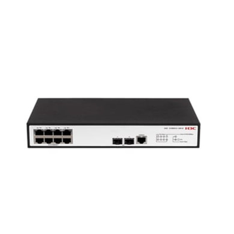 H3C S1850V2-10P-EI L2 ETHERNET SWITCH WITH 8*10/100/1000BASE-T PORTS AND 2*1000BASE-X SFP PORTS,(AC)