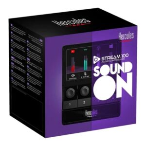 HERCULES AUDIO CONTROLLER STREAM 100 HERCULES AUDIO CONTROLLER STREAM 100