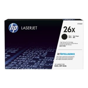 HP Cartucho de tóner original LaserJet 26X de alta capacidad negro