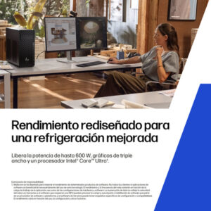 HP Z2 Tower G1i Workstation Desktop PC Wolf Pro Security Edition Intel Core Ultra 9 285K 64 GB DDR5-SDRAM Windows 11 Pro Torre Puesto de trabajo AI Workstation, AI PC HP Z2 Tower G1i Workstation Desktop PC Wolf Pro Security Edition Intel Core Ultra 9 285K 64 GB DDR5-SDRAM Windows 11 Pro Torre Puesto de trabajo AI Workstation, AI PC