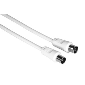 Hama 00205029 cable coaxial 3 m Blanco