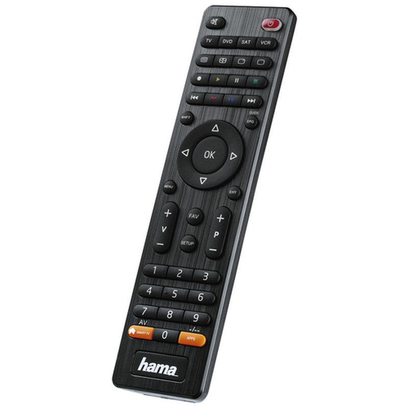 Hama | Mando de TV universal, para manejar hasta 4 aparatos, compatible con más de 1000 aparatos, color negro - Imagen 2