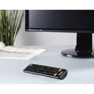 Hama | Mando de TV universal, para manejar hasta 4 aparatos, compatible con más de 1000 aparatos, color negro