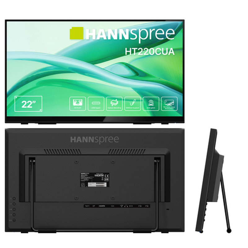 Hannspree HT220CUA pantalla para PC 54,5 cm (21.4") 1920 x 1080 Pixeles Full HD LED Pantalla táctil Negro - Imagen 14