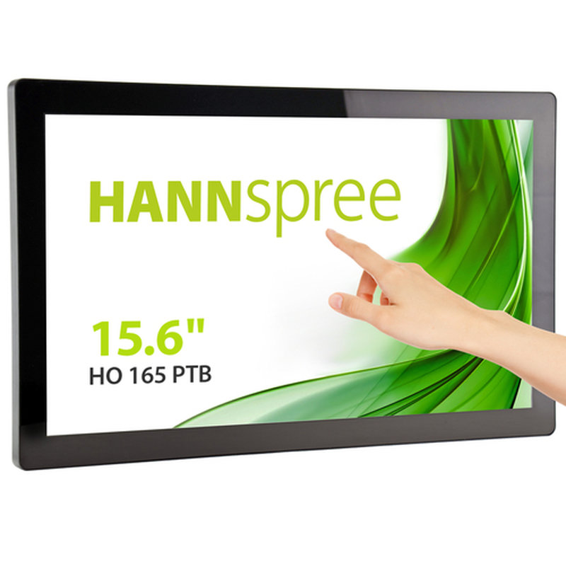 Hannspree Open Frame HO165PTB pantalla de señalización 39,6 cm (15.6") LED 250 cd / m² Full HD Negro Pantalla táctil 24/7 - Imagen 3