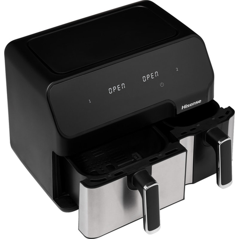 Hisense HAF2900D Doble 8,6 L Independiente 1700 W Freidora de aire caliente Negro - Imagen 3