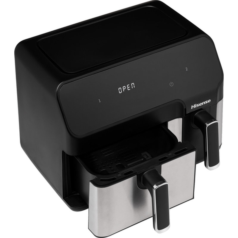 Hisense HAF2900D Doble 8,6 L Independiente 1700 W Freidora de aire caliente Negro - Imagen 5