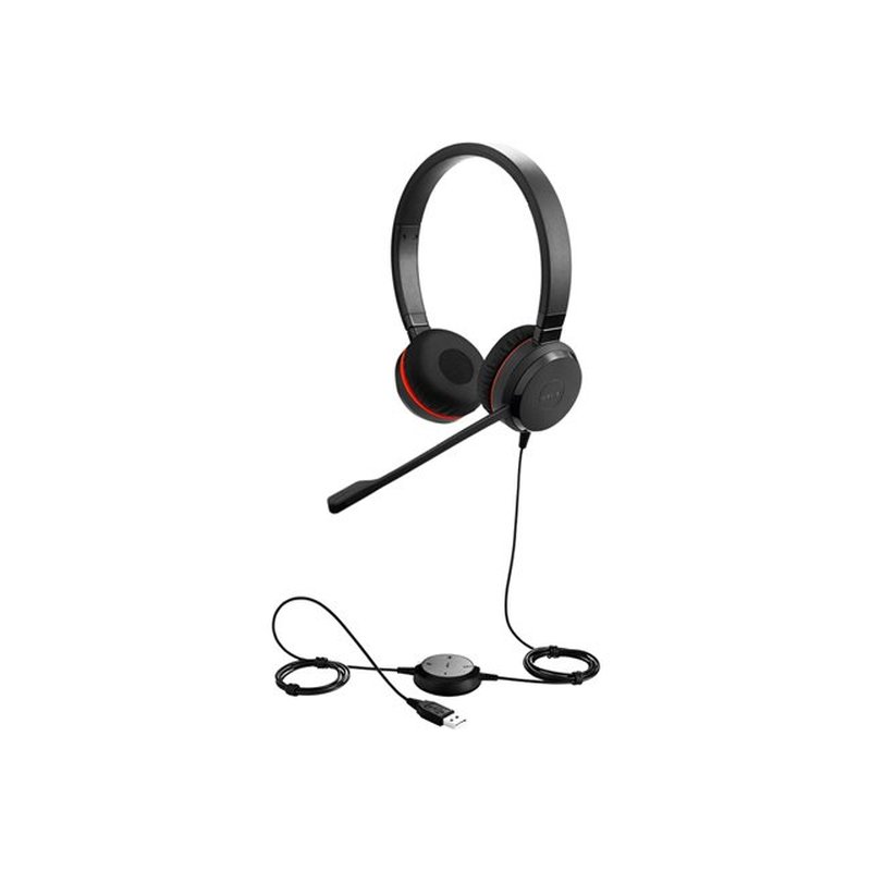 Jabra Evolve 20SE UC Stereo Auriculares Alámbrico Diadema Oficina/Centro de llamadas USB tipo A Bluetooth Negro - Imagen 2