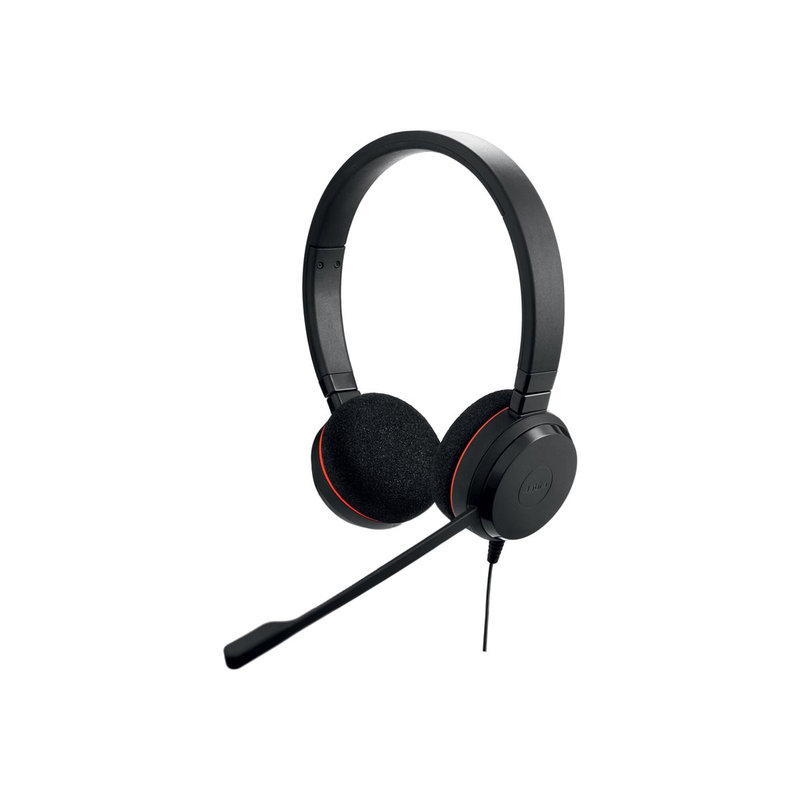 Jabra Evolve 20 UC Stereo Auriculares Alámbrico Diadema Oficina/Centro de llamadas USB tipo A Negro