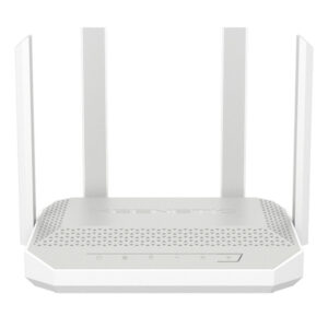 Alternative view of Keenetic Hero 4G+ (KN-2312) router inalámbrico Gigabit Ethernet Doble banda (2,4 GHz / 5 GHz) Gris, Blanco