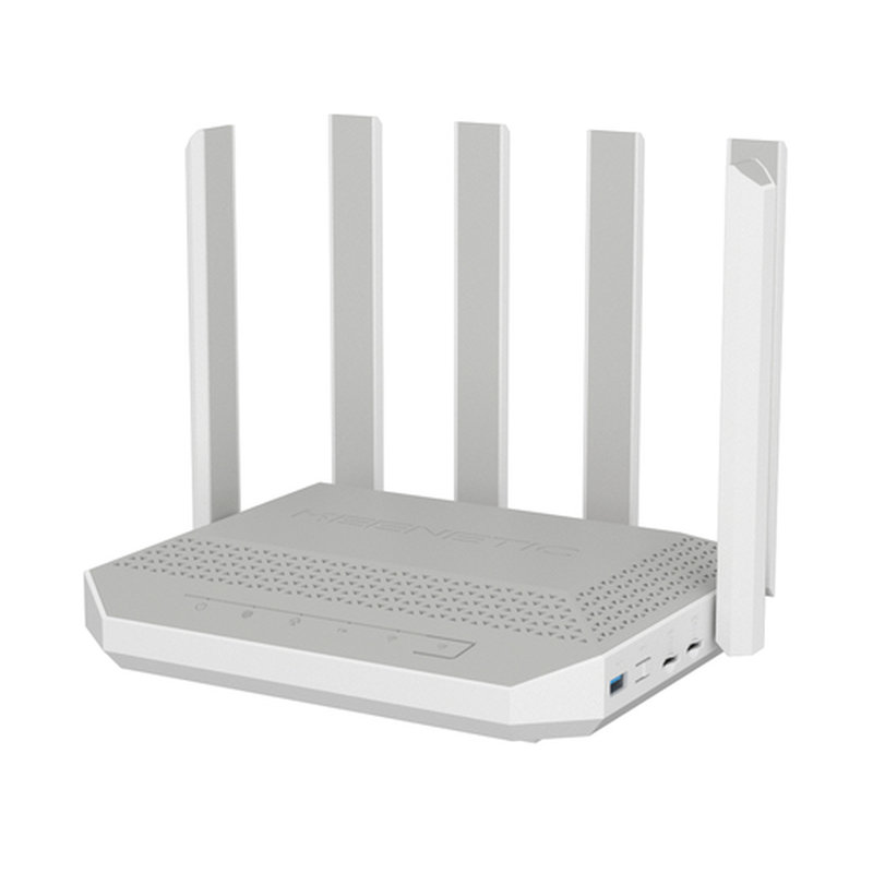 Keenetic Hero 5G (KN-4110) router inalámbrico 2.5 Gigabit Ethernet Doble banda (2,4 GHz / 5 GHz) Gris, Blanco - Imagen 4