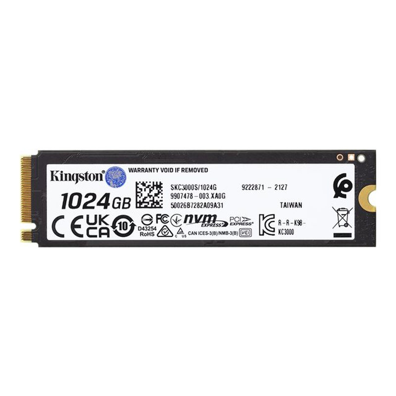 Kingston Technology KC3000 M.2 1,02 TB PCI Express 4.0 3D TLC NVMe Kingston Technology KC3000 M.2 1,02 TB PCI Express 4.0 3D TLC NVMe - Imagen 3
