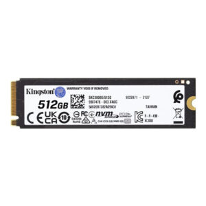 Kingston Technology KC3000 M.2 512 GB PCI Express 4.0 3D TLC NVMe