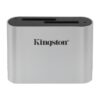 Kingston Technology Workflow SD Reader Negro, Plata