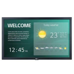LG 22SM3G-B Pantalla plana para señalización digital 54,6 cm (21.5") Wifi 250 cd / m² UHD+ Negro 16/7