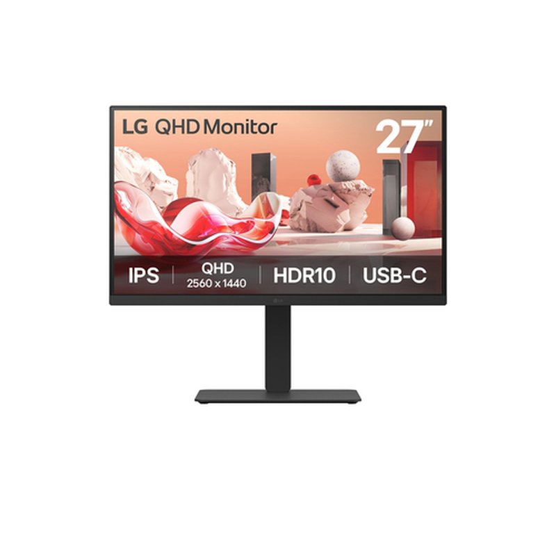 LG 27BA75QB-B.AEU pantalla para PC 68,6 cm (27") 2560 x 1440 Pixeles Wide Quad HD LED Negro