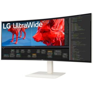 LG 38BR85QC-W pantalla para PC 96,5 cm (38") 3840 x 1600 Pixeles UltraWide Quad HD+ LCD Blanco