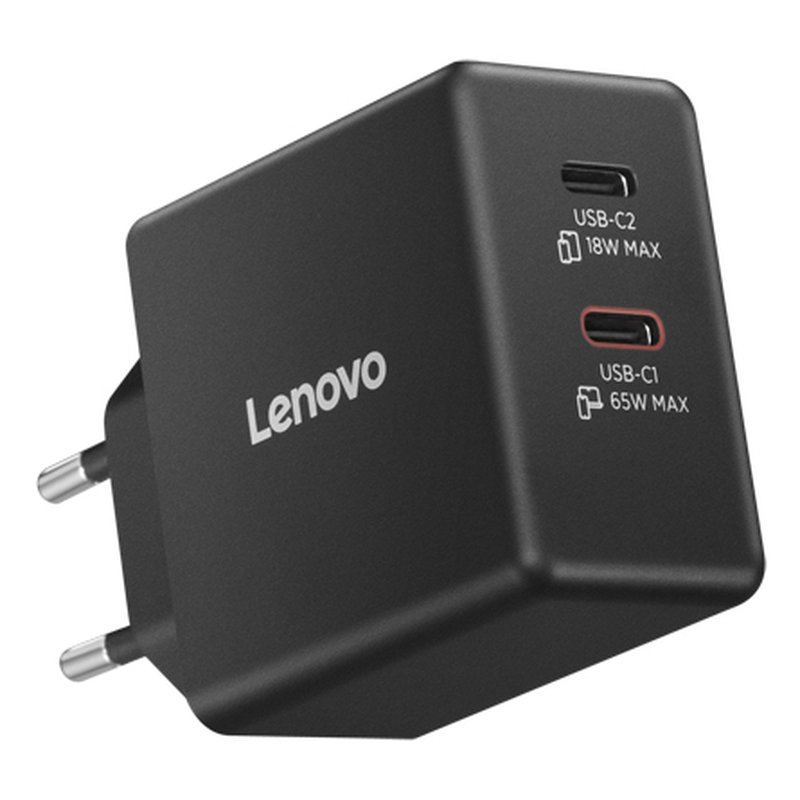 Lenovo 40AW065BEU adaptador e inversor de corriente Interior / exterior 65 W Negro - Imagen 2
