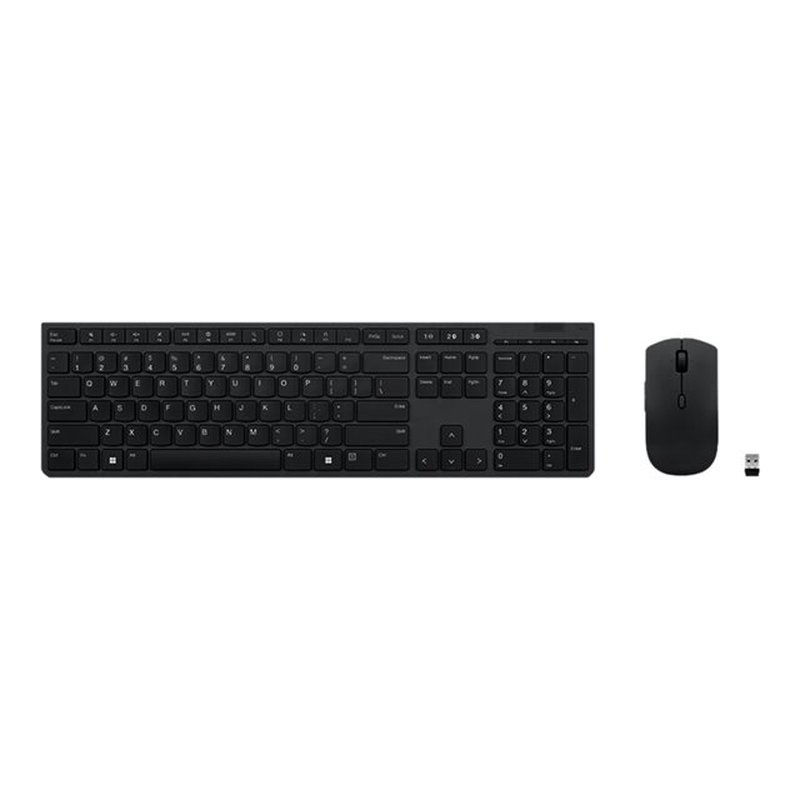 Lenovo 4X31K03961 teclado Ratón incluido RF Wireless + Bluetooth Portugués Gris