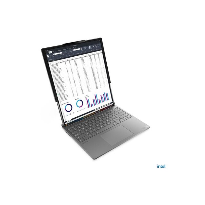 Lenovo ThinkBook Plus G6 Rollable Copilot+ PC Intel Core Ultra 7 258V Portátil 35,6 cm (14") 32 GB LPDDR5x-SDRAM 1 TB SSD Wi-Fi 7 (802.11be) Windows 11 Pro Español Gris - Imagen 4