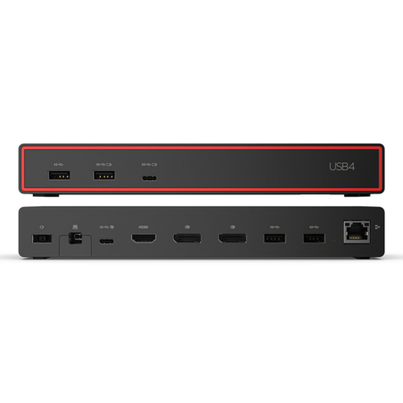 Lenovo ThinkPad USB4 Dock 5000 Alámbrico Thunderbolt 4 Negro - Imagen 11