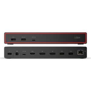 Lenovo ThinkPad USB4 Dock 5000 Alámbrico Thunderbolt 4 Negro Lenovo ThinkPad USB4 Dock 5000 Alámbrico Thunderbolt 4 Negro