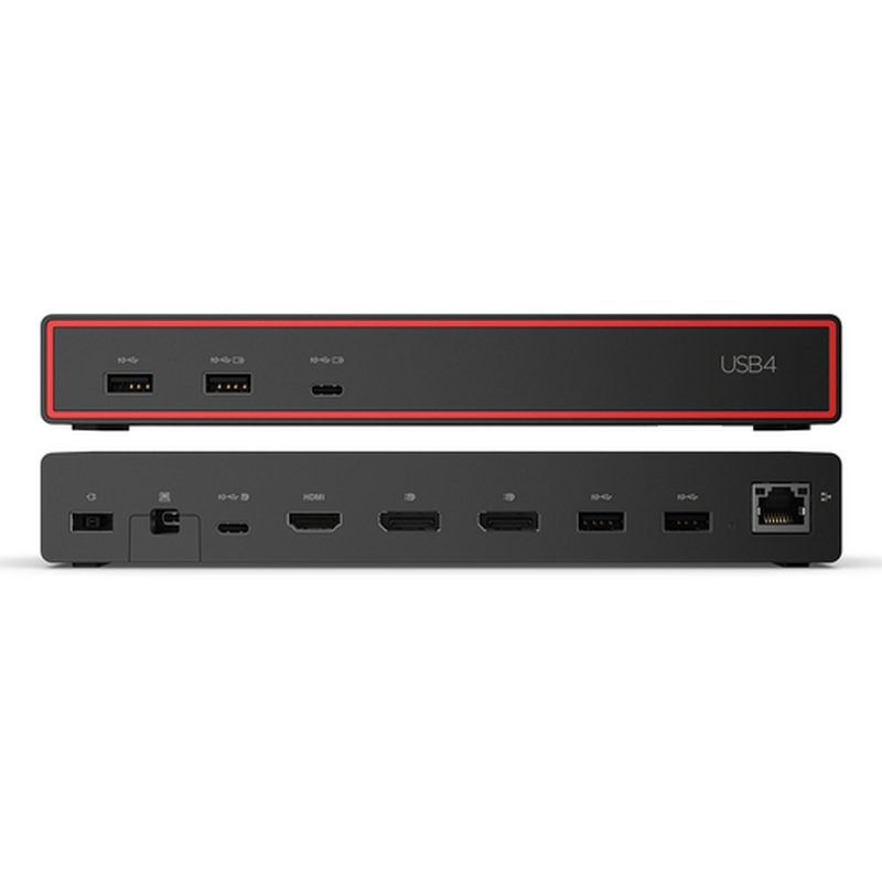 Lenovo ThinkPad USB4 Dock 5000 Alámbrico Thunderbolt 4 Negro Lenovo ThinkPad USB4 Dock 5000 Alámbrico Thunderbolt 4 Negro - Imagen 11