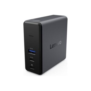 Lenovo X9 Charging GaN Dock Alámbrico USB 3.2 Gen 2 (3.1 Gen 2) Type-C Gris