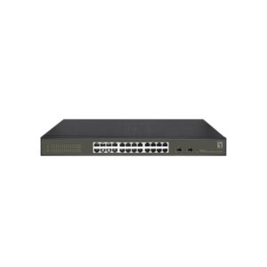 LevelOne GES-2126 switch Gestionado L2 Gigabit Ethernet (10/100/1000) Negro