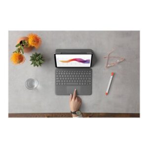Logitech Folio Touch Gris Smart Connector QWERTY Español Logitech Folio Touch Gris Smart Connector QWERTY Español
