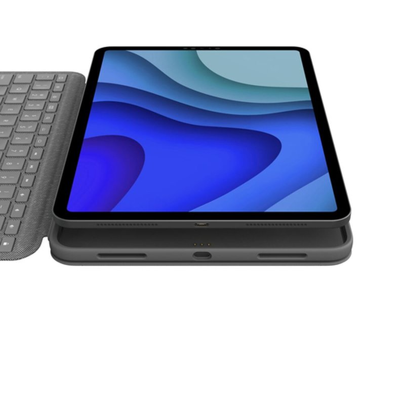 Logitech Folio Touch Gris Smart Connector QWERTY Inglés internacional - Imagen 6