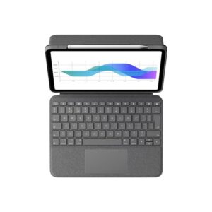 Logitech Folio Touch Gris Smart Connector QWERTY Inglés internacional