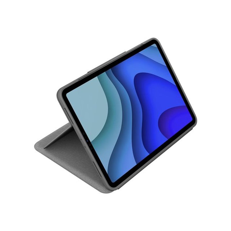 Logitech Folio Touch Gris Smart Connector QWERTZ Alemán Logitech Folio Touch Gris Smart Connector QWERTZ Alemán - Imagen 3