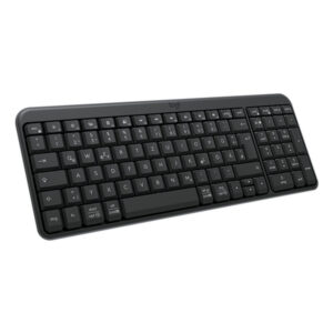 Logitech K250 Compact Bluetooth teclado Universal RF Wireless + Bluetooth QWERTZ Alemán Grafito