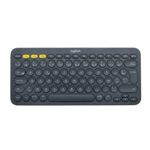 Logitech K380 Multi-Device teclado Bluetooth AZERTY Francés Gris