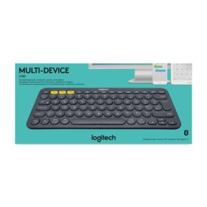 Logitech K380 Multi-Device teclado Bluetooth AZERTY Francés Gris