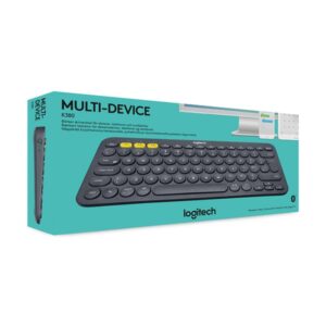 Logitech K380 Multi-Device teclado Bluetooth AZERTY Francés Gris