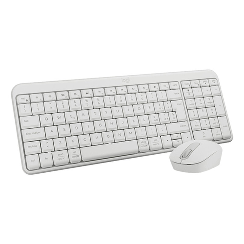 Logitech MK250 Compact Bluetooth Wireless Combo teclado Ratón incluido Universal RF Wireless + Bluetooth Italiano Blanco - Imagen 3